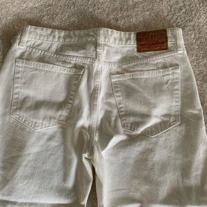 White lucky jeans